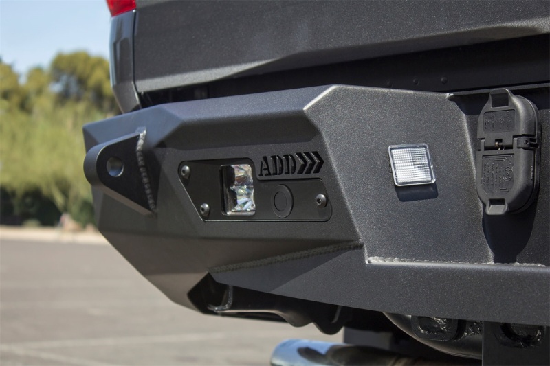 Toyota Tundra Bumper - Rear - Addictive Desert Designs - Stealth Fighter - Hammer Black - `14-`27